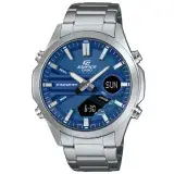 在飛比找遠傳friDay購物優惠-CASIO EDIFICE 長效電池壽命 運動風雙顯腕錶 E