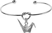 SAFIGLE Bracelet Bangles Bracelets for Couples Wrist Jewelry Open Cuff Bangle Bracelets Metal Cuff Bracelet Girl Bracelet Wrist Bangle Metal Couple Bangle Bracelet Alloy Silver