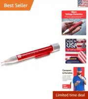 Portable Pen-Sized AC Voltage Sensor - Silent Operation, CAT IV Safety Rating