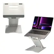 Adjustable Foldable Laptop Stand, Laptop Riser, Ergonomic Notebook Holder Desk