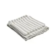 [Florabelle Living] Slip Cover Only - Noosa 2 Seat Hamptons Sofa Natural Stripe Linen Blend