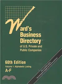 在飛比找三民網路書店優惠-Ward's Business Directory of U