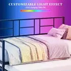 TAUS YITAHOME Twin Daybed with RGB LED Lights & Charging Station for Bedroom