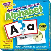 Trend Enterprises Fun-to-Know Puzzles: Uppercase & Lowercase Alphabet 36010