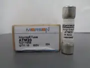 New Lot Ferraz Shawmut ATM20 ATM 20 Amp Fuses KTK 20 600V NEW LOOK NIB