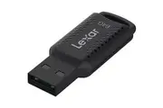 Lexar V400 64GB JumpDrive USB3.0 Flash Drive, up to 100MB s read Black,Securely protect files with Lexar DataShield. 256-bit AES encryption for added