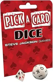 Steve Jackson Games SJG05993 Pick a Card Dice (2)