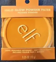 e.l.f. Halo Glow Powder Filter Foundation Tan Warm 0.35oz Blurring Long Lasting