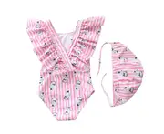 7-26kg One Piece Swimsuit for Girls Cute Baby Girl Swimming Costume Beach Clothing Bathsuit Kids Swimming Suit for Toddler A10