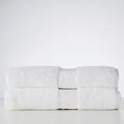 Egyptian Royale Bath Sheet Twin Pack Canningvale - Sage, Egyptian Cotton