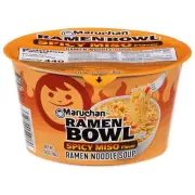 Maruchan Instant Ramen Soup Spicy Miso Chicken Microwaveable 6 Pack 3.38 Oz