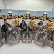 WWE Superstars Cactus Jack, Bret "Hit Man" Hart, Jim "Anvil" Neidhart NEW Lot