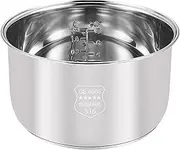 3 L Rice Cooker Liner，Stainless Steel Inner Pot，Multifunctional Rice Cooker Inner Pot，compatible With Midea，Replacement Parts
