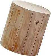 KONTONTY Rustic Solid Wood Pedicure Stool Footstools Small Living Room Furniture Horizontal Front Hugging Stool
