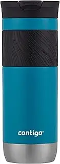 Contigo Byron Vacuum-Insulated Stainless Steel Travel Mug with Leak-Proof Lid, Reusable Coffee Cup or Water Bottle, BPA-Free, Keeps Drinks Hot or Cold for Hours, 20oz, Juniper