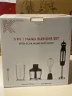 Hand Blender Stick KOIOS Immersion blender 12-Speed 5 in 1 with Whisk Frother