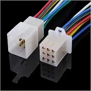 CCWUTQF 1 Kit 9 Pin Way Electrical Wire Connector Plug Set Auto Connectors with Cable/Total Length 21CM