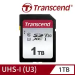 【TRANSCEND 創見】SDC300S SDXC UHS-I U3 V30 1TB 記憶卡(TS1TSDC300S 新舊包裝隨機出貨)