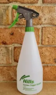Hills Plastic Outdoor Garden Trigger Sprayer Water Chemical 1 Litre Atomiser