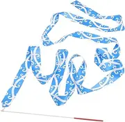 TOGEVAL Rhythmic Gymnastics Ribbons Performance Props Dance Ribbon Colored Gymnastics Ribbons Gymnastic Training Ribbons Performing Colored Streamer Dance Streamer Dancing Ribbon Streamers