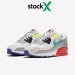 耐吉 * 100% ORI * NIKE AIR MAX 90 SE 配色白綠紅男氣墊運動跑鞋DA5562-001 JG