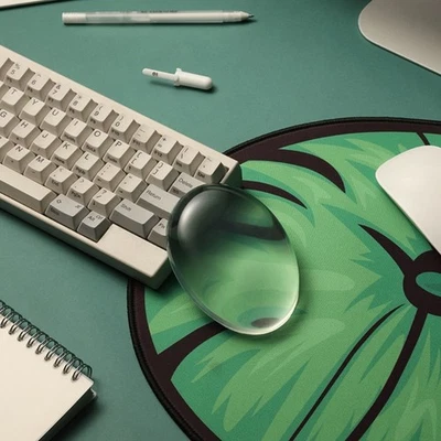 Silicone Heart-shaped Wrist Pad Wavy Comfort Gel Hand Computer Mouse Support Pad