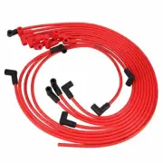TSP 8.5mm Chevy Small Block Spark Plug Wire Set with 90° Plug Boots, Red