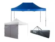 Kings 4.5m x 3m Gazebo + Polyester Gazebo Bag + Side Wall