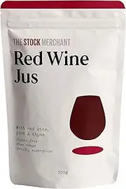 The Stock Merchant Free Range Red Wine Jus, 300 g, Red Wine