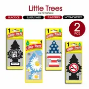 LITTLE TREES 2x NEW AIR FRESHENERS CAR TRUCK FRAGRANCE FRESHENER SCENT AU STOCK