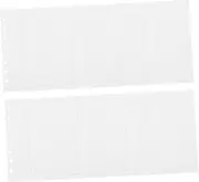 KAILIKETIY 45 Sheets Lined Refill Paper Smooth Filler Paper Compatible with Ring Binders for Notetaking Office Use and Creative Projects Portable and Versatile Replacement Inserts