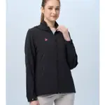 【WILDLAND 荒野】女彈性環保紗抗UV山旅外套(黑色)