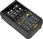Satellite Receiver V8 Finder2 Satellite Signal Detector FTA DVB-S/S2/S2X Digital Signal Receiver LCD HD Screen for Adjusting Satellite TV for Remote Reception Systems Antennas(FD2 Black with Bag)