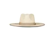 NWT BRIXTON JO STRAW RANCHER HAT LIMITED Sz LARGE Natural & Beige UPF 50+ $109