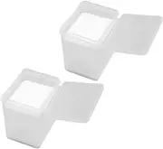 WOONEKY Lash Extension Glue Wipes 400pcs/2 Boxes Glue Residue Remover for False Lashes