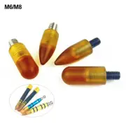 2Pcs Car Dent Removal Tools M6/M8 Thread Repair Hook Slide Bar Replacement Head
