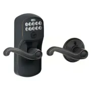 Schlage FE575 PLY 716 FLA Plymouth Keypad Entry with Auto-Lock and Flair Levers,