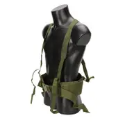 Tactical Molle Belt Combat Girdle Wear Proof H-shaped Adjustable Soft Padded Men Army Military Gear GREEN COLOR
