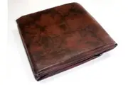 Fitted Heavy Duty Vinyl 7ft Pool Snooker Billiard Table Cover (Brown)