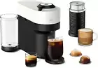Vertuo Pop+ Coffee and Espresso Maker by Breville with Milk Frother, Coconut Whi
