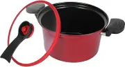 SECFOU Multifunctional Cooking Pot Micro-pressure Stewpot Low Pressure Soup Pot Home Cookware Compact Design Save Time