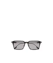 geometric frame sunglasses 51 dark gray