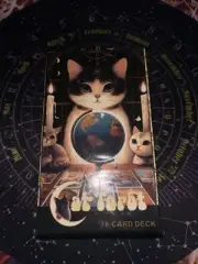 Cat Tarot Deck – Mystical Kitty-Themed 78-Card Set – NEW & SEALED