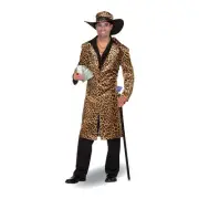 NEW Tom Foolery Leopard Coat & Hat By Spotlight