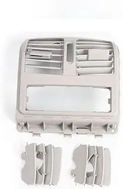 AC Air Conditioning Vent Outlet for Mercedes Benz,for W218 Rear Air Outlet Vent Dash Panel Grille Cover Interior Mouldings Panel Grille,for CLS Class 2188300354(Model B Light Gray)