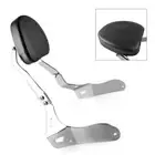 Sissy Chrome Bar Backrest Back Rest Aluminium For SUZUKI M109R 2007 2008 - 2015