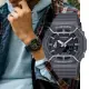 【CASIO 卡西歐】G-SHOCK 酷玩單色 金屬防撞保護器 百搭黑灰 八角形錶殼(GA-2100PTS-8A)