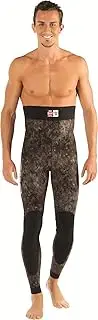 Cressi Tracina Pants Wetsuit - High-Waisted Fishing Wetsuit Pants in Supersoft Microporous Split Neoprene - Available in thicknesses 3.5/5/7 mm
