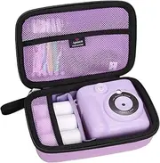 Aproca Purple Hard Travel Storage Protective Case, for ESOXOFFORE Instant Print Camera and Accessories