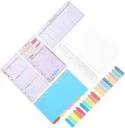 KALLORY Household Lined Papers Study Binder Paper 1 -Leaf Notebook Refill Accessories